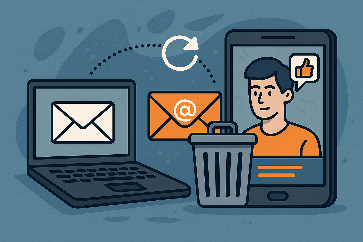 Illustration d'un email jetable utilisé pour tester les cadeaux gratuits d'influenceurs sur Instagram